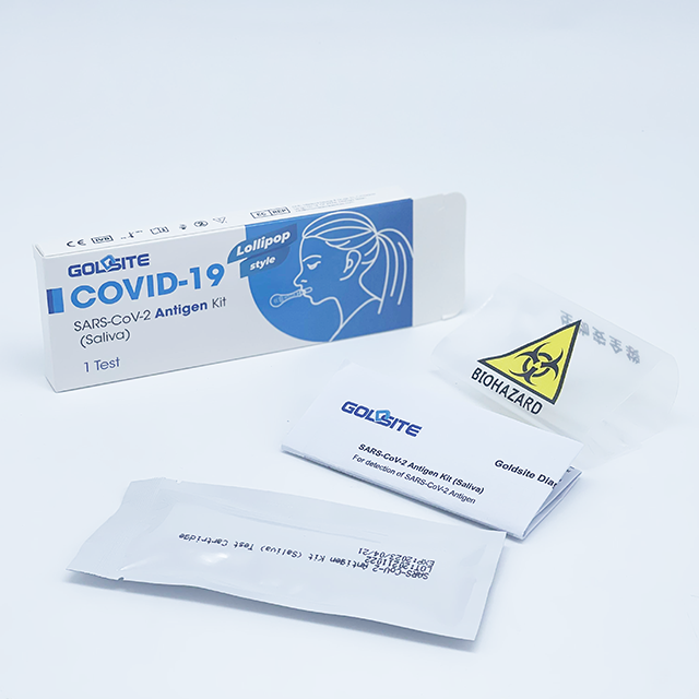 Kit de autoteste de antígeno de caneta de saliva COVID-19 atualizado 2022