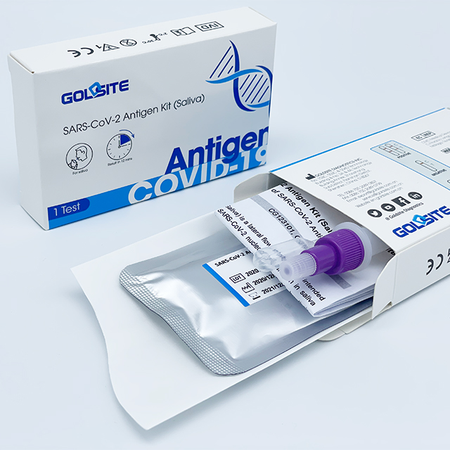 COVID-19 Ag Saliva Rapid Test كاسيت (RAT)