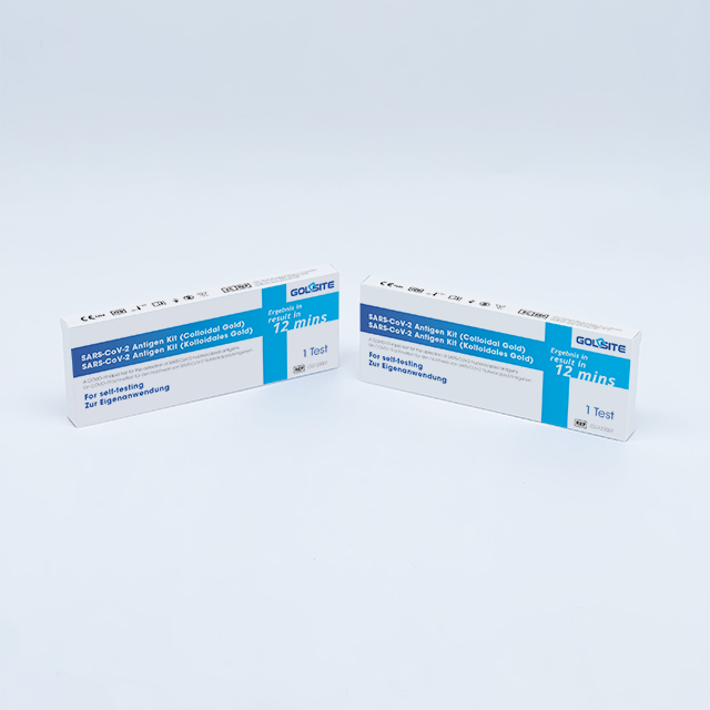 CE Marked English Deutsch COVID-19 Antigen Rapid Test Kit for Self-testing